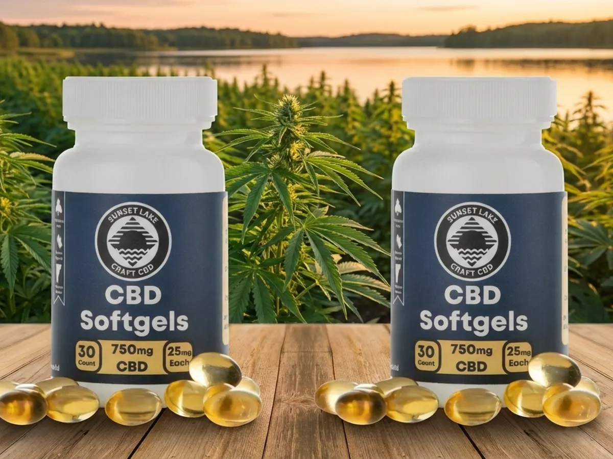 Sunset Lake CBD Softgels — free sample