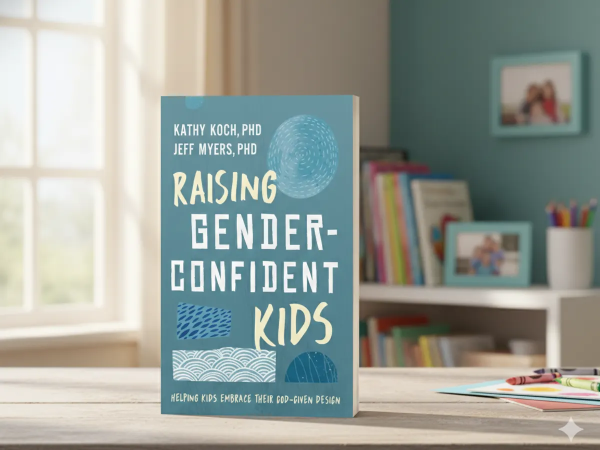 Book Raising Gender-Confident Kids — free sample: Parents can request a FREE book, Raising Gender-Confident Kids to support faith-based family convers