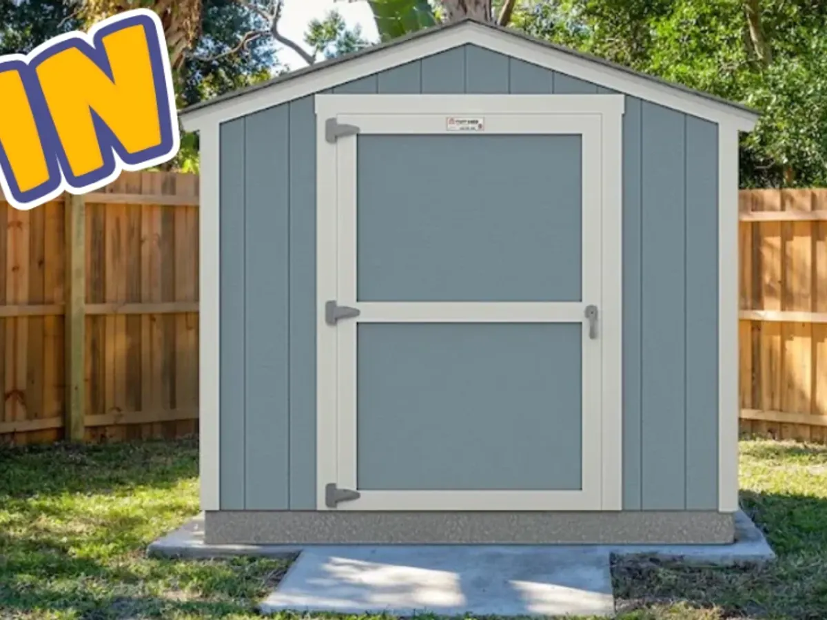 TUFF SHED Sundance Series — free sample: Enter the 2026 Tuff Shed Sweepstakes by 12/31/26 for a chance to win an 8’ x 8’ Sundance Series SR-6