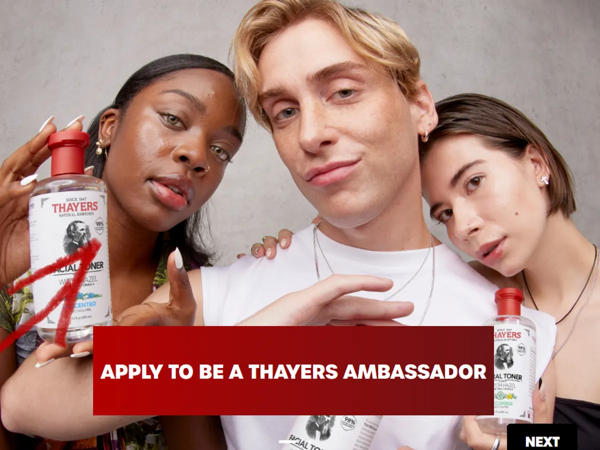 Thayers Products — free sample: Join the Thayers Ambassador Program for free products, limited-edition merch, and more. Approved app