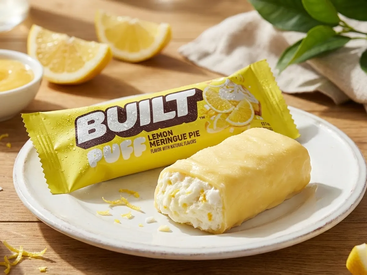 Built Puff Bar — free sample: U-Drive Plus members can get a FREE Built Puff Cookie Dough Chunk Protein Bar at UDF on 1/28/26. Lim