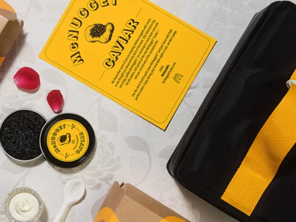 McDonald's McNugget Caviar Kit — free sample: Get a FREE McDonald's McNugget Caviar Kit on Feb. 10 at 11 AM EST! Each kit includes caviar, a $25 A