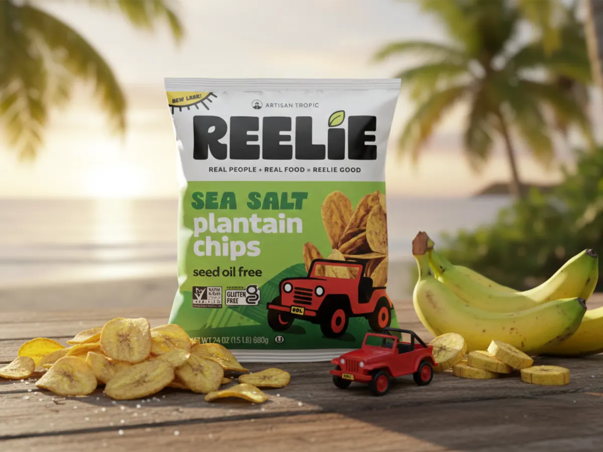 Reelie Sea Salt Plantain Chips — free sample: Get a FREE 24 oz bag of Reelie Sea Salt Plantain Chips at Costco! Buy in-store, submit your receipt 