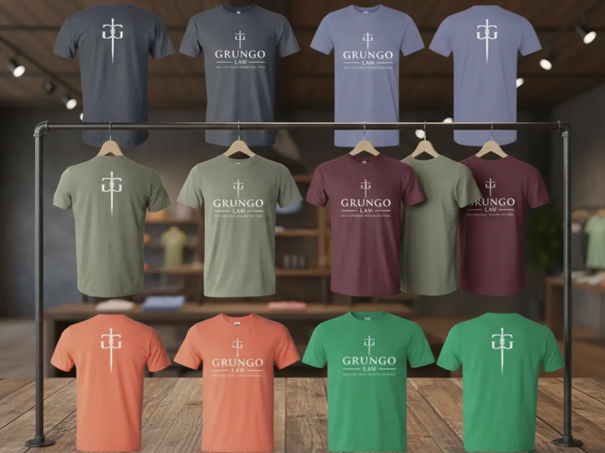 Grungo Law T-Shirt — free sample: Get a FREE Grungo Law T-Shirt! Use promo code FREE when filling out the form. While supplies last; a