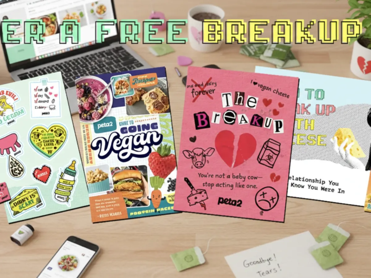 PETA Breakup Survival Kit — free sample: Get a FREE Breakup Survival Kit from PETA! Includes fun breakup goodies—plus the first 1,000 get a Y