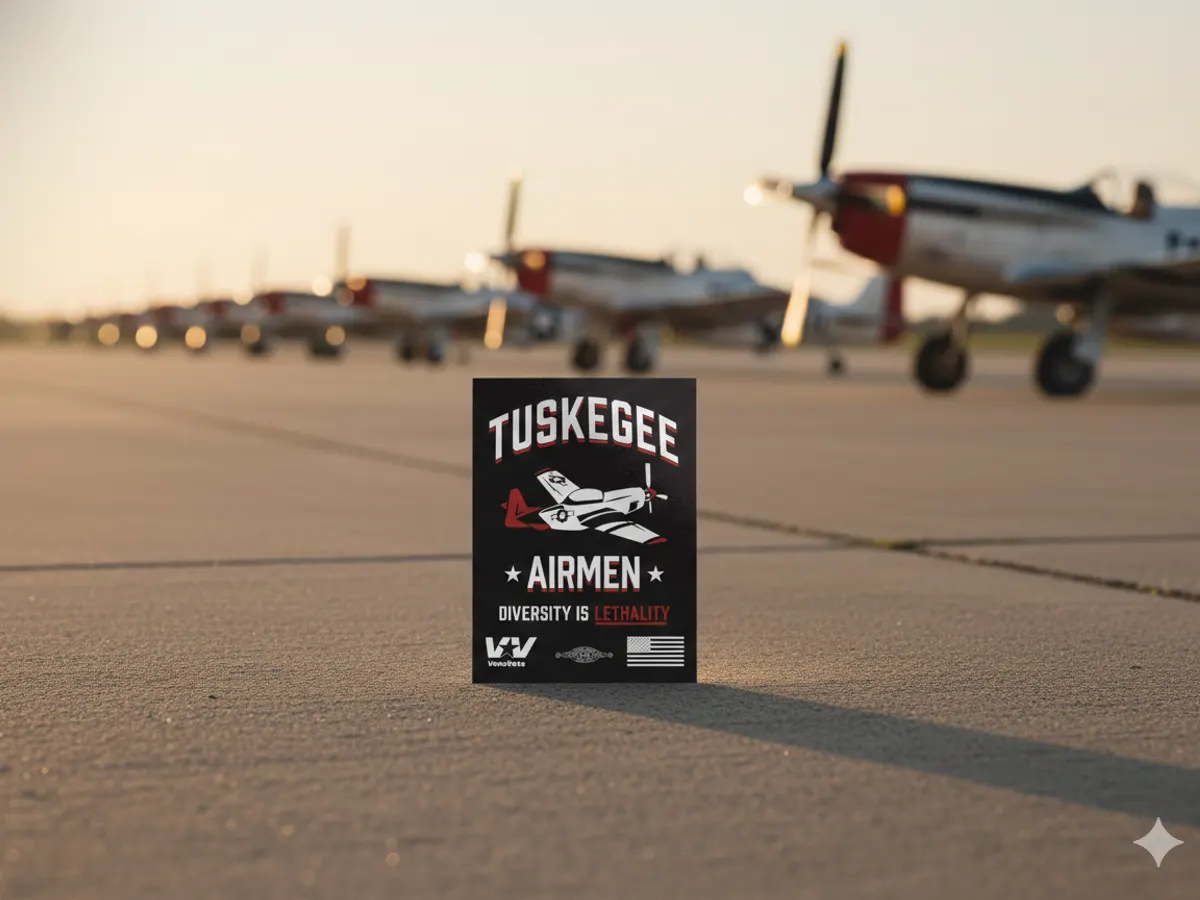 Tuskegee Airmen Sticker — free sample: No donation needed. Ships in 3–5 weeks.