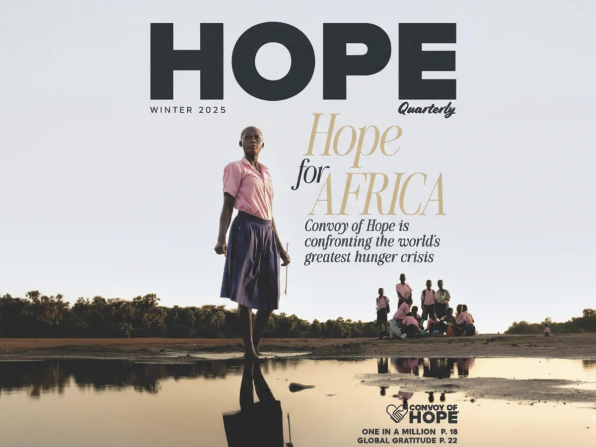Hope Magazine — free sample: Free Hope Magazine! Get quarterly issues by mail with stories and ways to support global relief effo