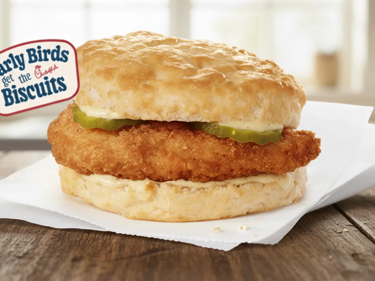 Chick-fil-A Chicken Biscuit — free sample: Chick-fil-A One members: check your app for a free Chicken Biscuit. Load and redeem before 10:30 a.m