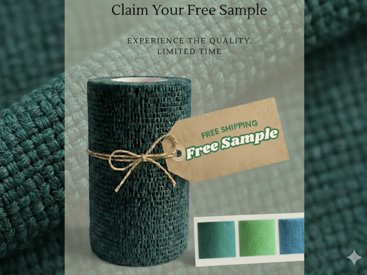 EOS Unlimited Flexible Bandage — free sample: Get a free EOS Unlimited Flexible Bandage sample on Facebook—send “Free Sample” via their post and p