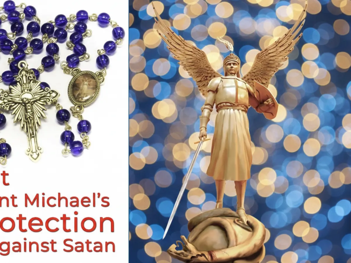 Saint Michael Rosary — free sample: Get a free Saint Michael Rosary with free shipping—limit one per person.