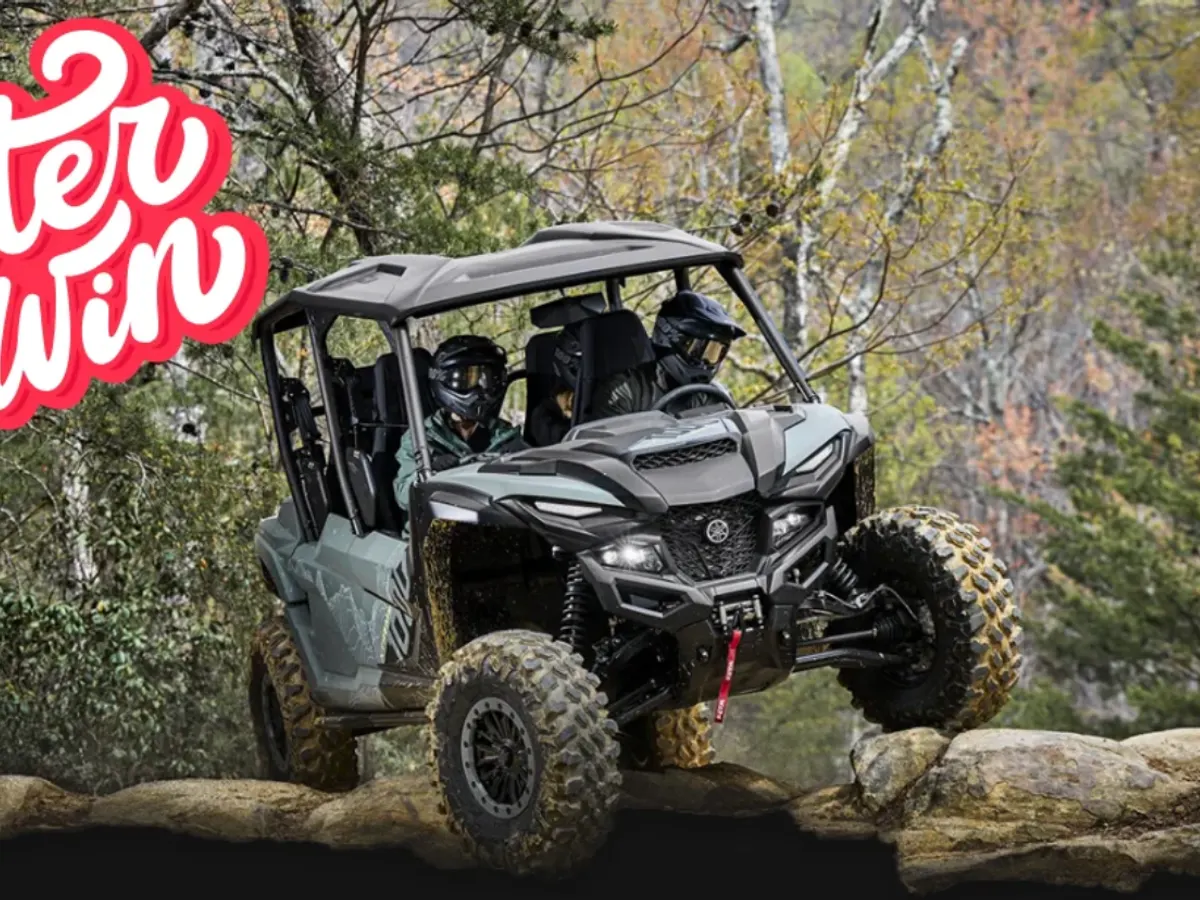 Yamaha Wolverine RMAX4 — free sample: Enter the PenFed Yamaha Giveaway to win a Yamaha Wolverine RMAX4 1000 XT-R and $5,000. One-time entr