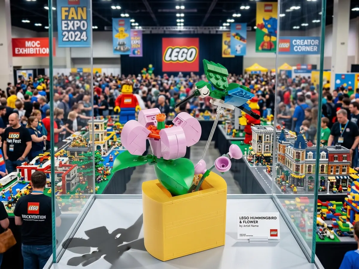 LEGO Happy Hummingbird — free sample: Build a FREE LEGO Happy Hummingbird at Barnes & Noble, March 27–29. Ages 10+, reserve your spot!