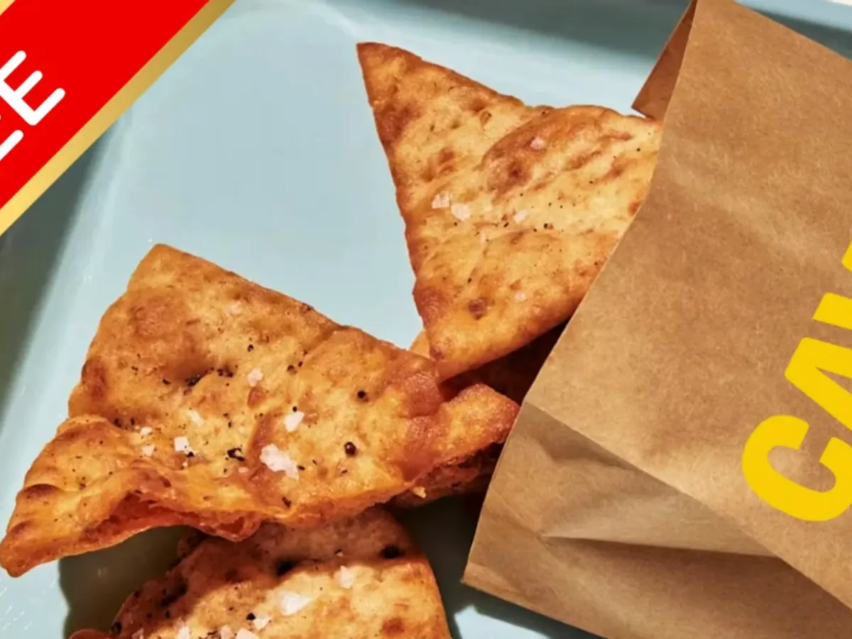 CAVA Pita Chips — free sample: CAVA Rewards members get a FREE order of Pita Chips—Classic or Cinnamon Sugar!
