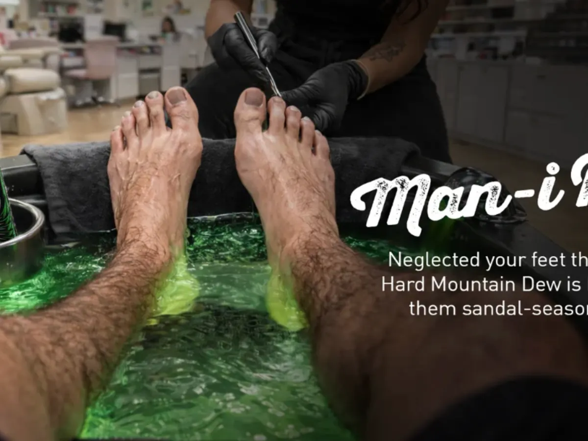 Hard Mountain Dew Mani-Pedi