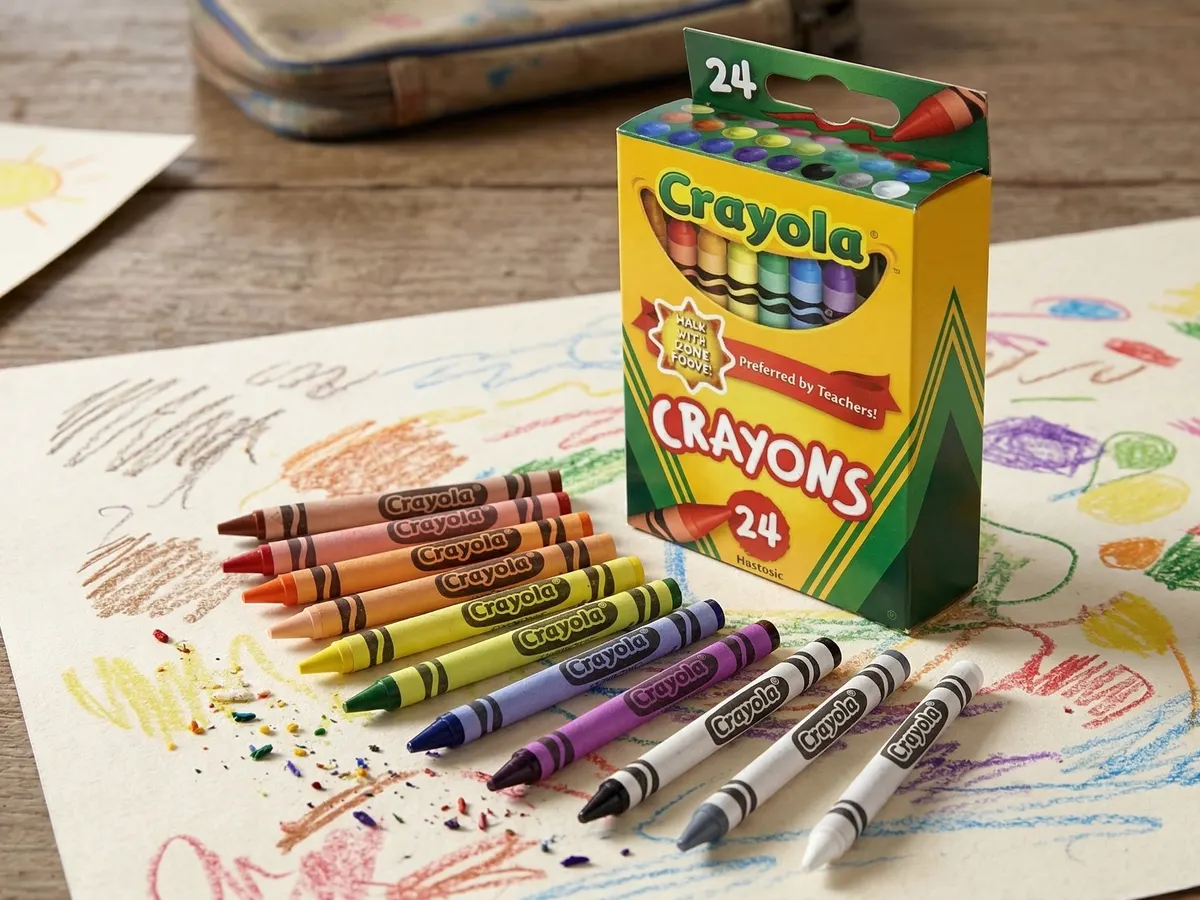 Crayola Crayons — free sample: Get a FREE 24-pack of Crayola crayons at Staples on March 31st with any $1.50+ purchase (use code 51