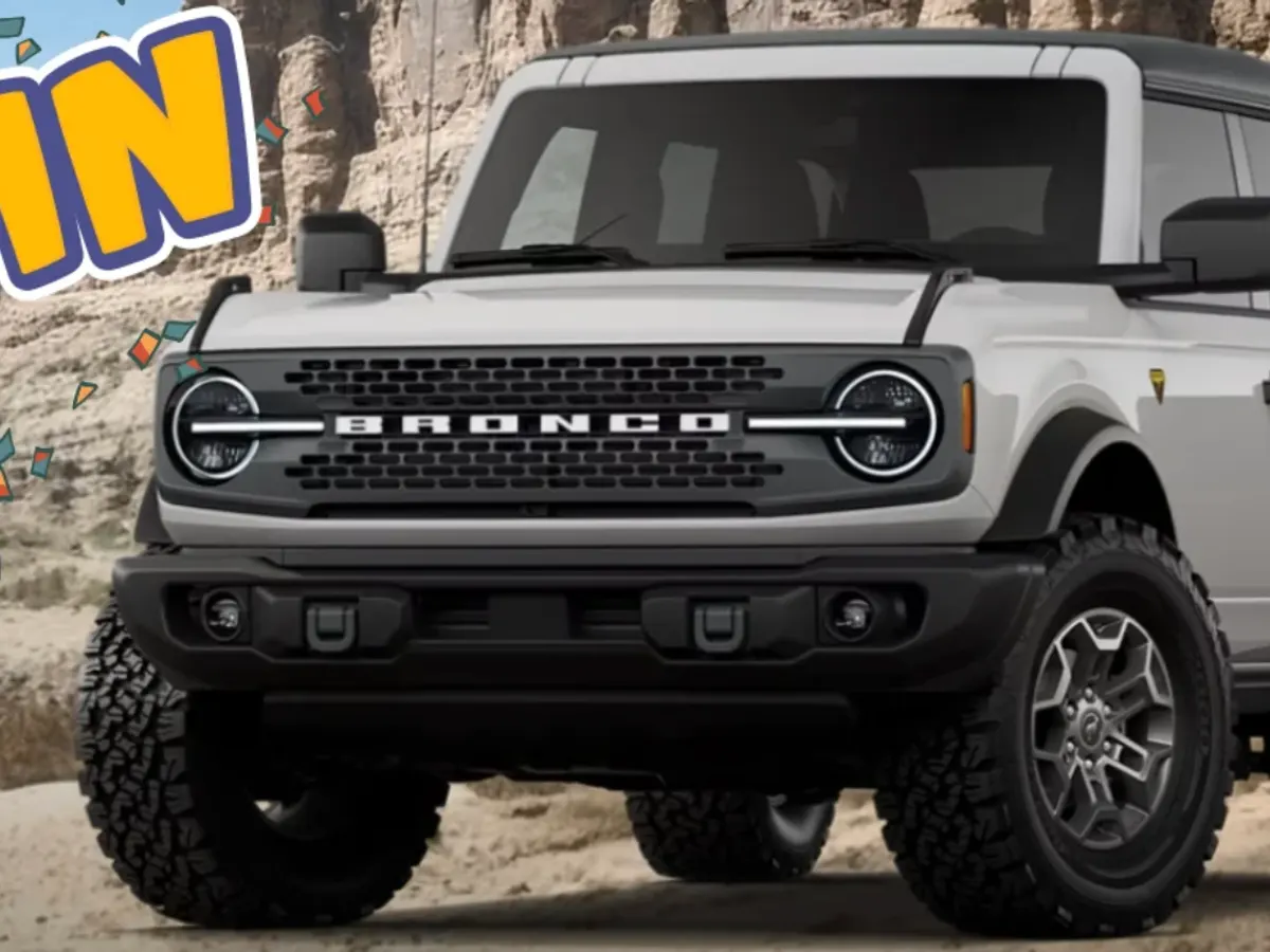 Ford Bronco — free sample: Win a 2026 Ford Bronco Badlands + golf trip for 4—enter once by Nov 22, 2026!