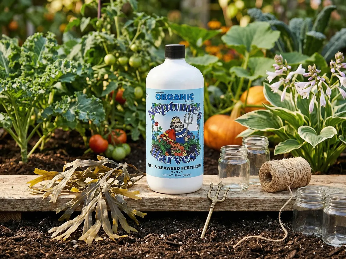 Neptune's Harvest Organic Fertilizer — free sample: Get a free organic fertilizer sample from Neptune’s Harvest! Select your product, fill out the form,