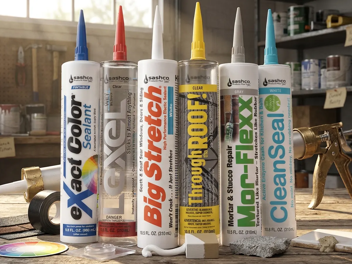 Sashco Pro Sealant — free sample: Get a free Sashco Pro Sample Kit! Fill out the form with your details to try their high-performance