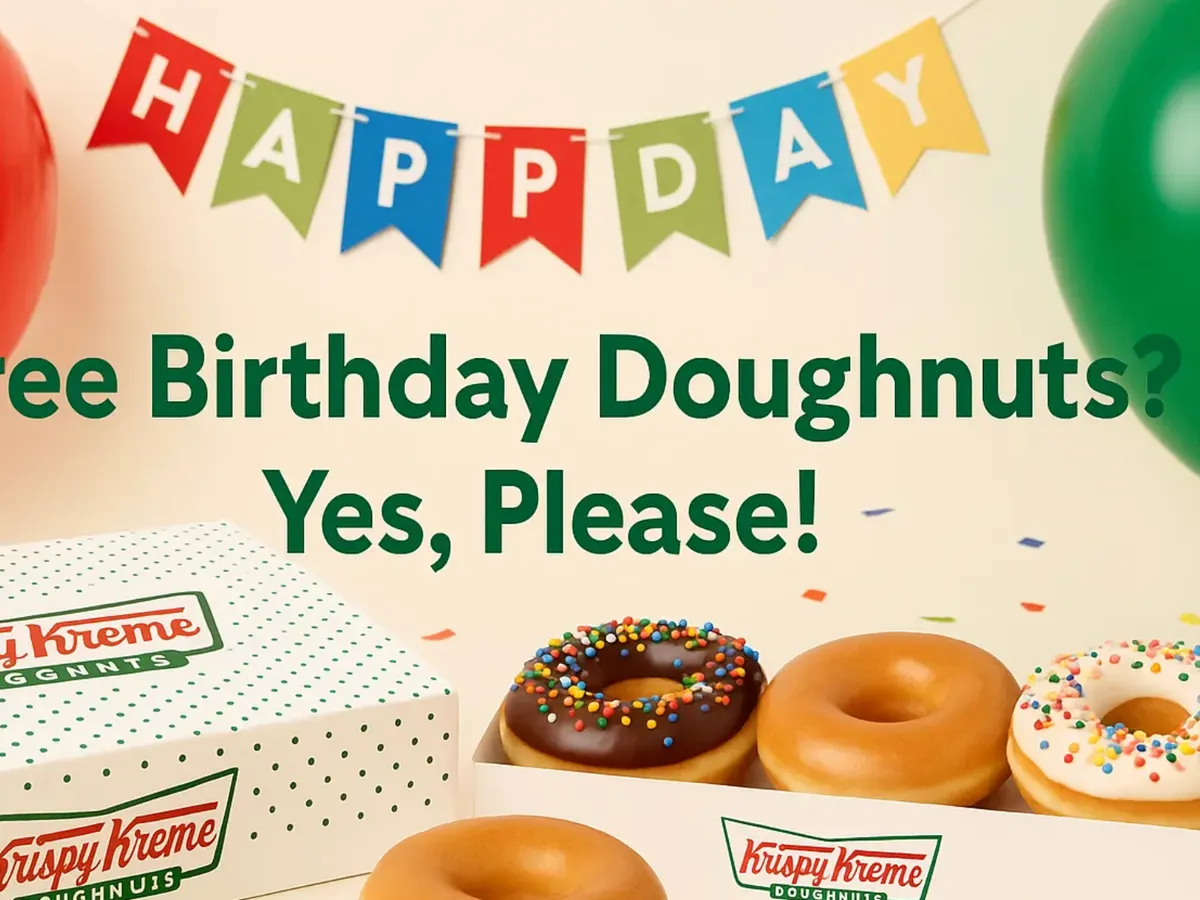 Krispy Kreme Original Glazed Doughnuts — free sample: Join Krispy Kreme Rewards and get 3 free Original Glazed Doughnuts on your birthday with any purchas