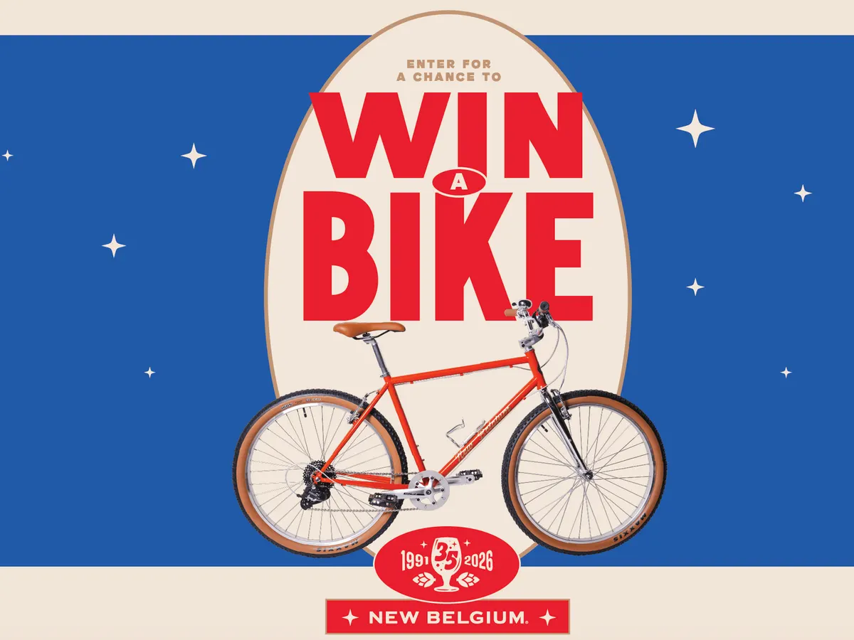 New Belgium Bike — free sample: Celebrate New Belgium’s 35th Anniversary! 10 winners will each get a New Belgium branded bike. Enter