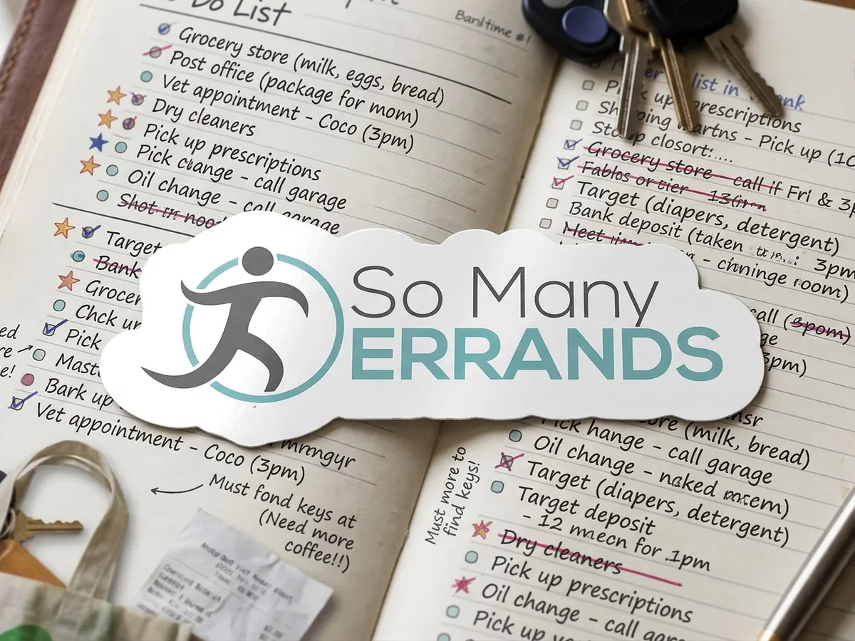 So Many Errands Sticker