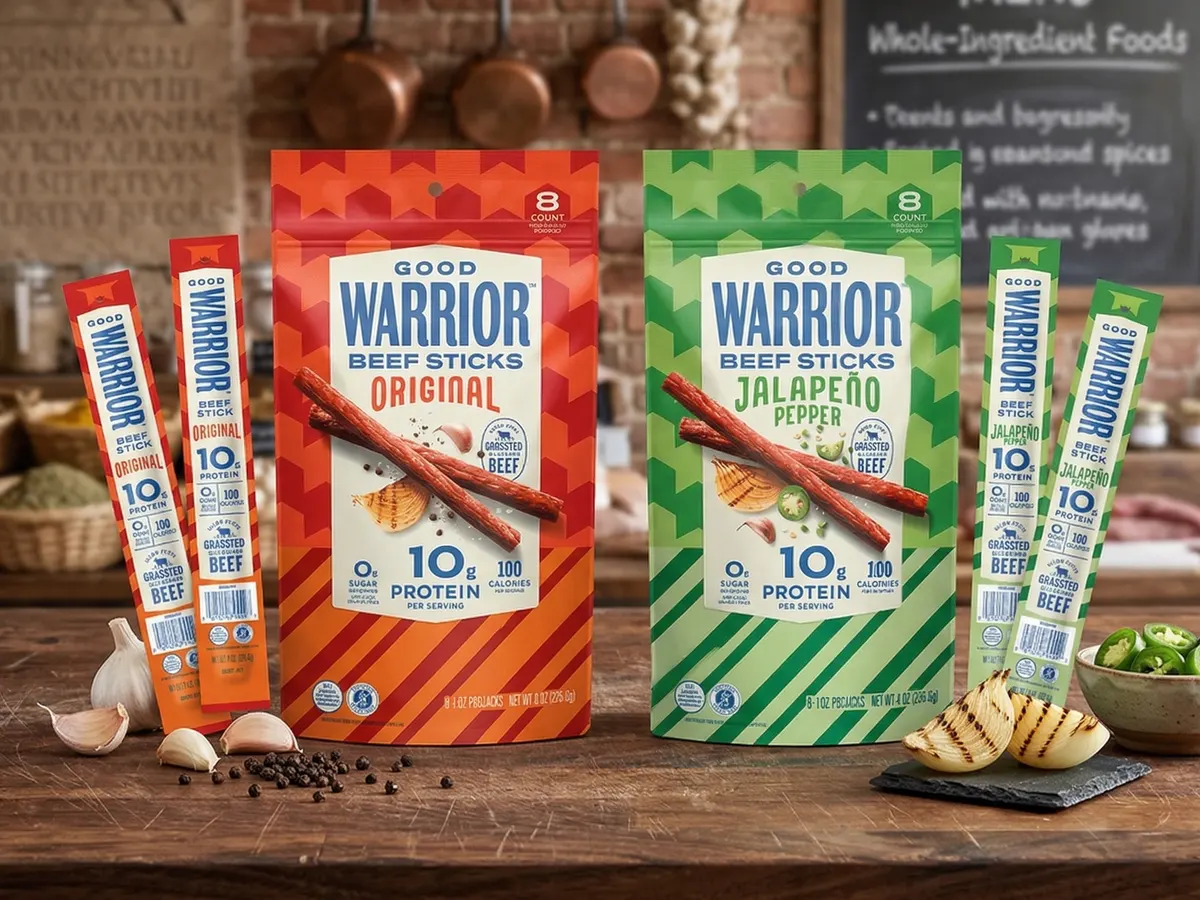 Fuel Your Day – Free Good Warrior Meat Stick 🥩 — free sample: Get a FREE Good Warrior Meat Stick! Buy one, snap your receipt in the Fetch app, and earn 100% back 