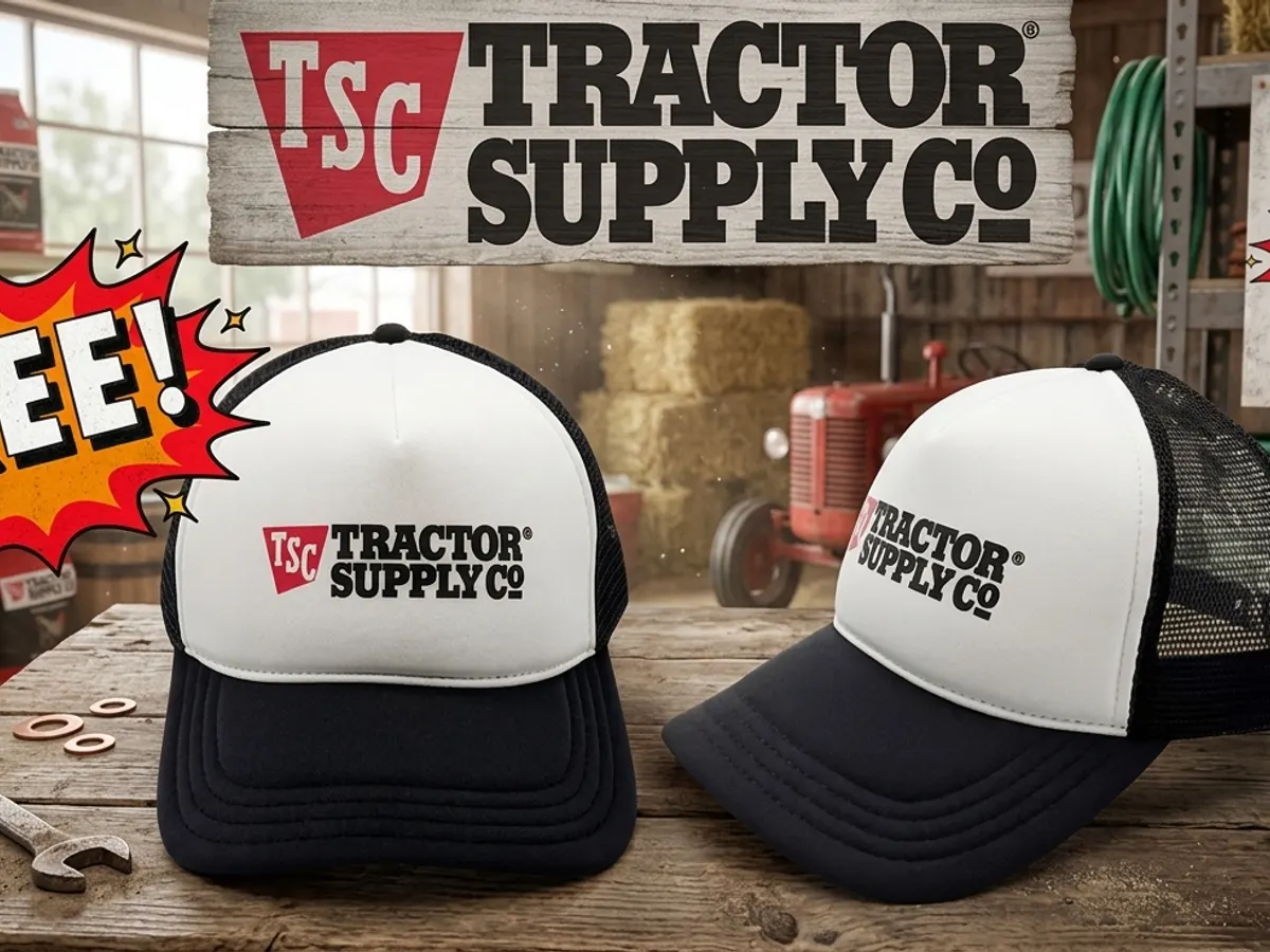 Work Hard, Look Good — FREE Hat at Tractor Supply Co.