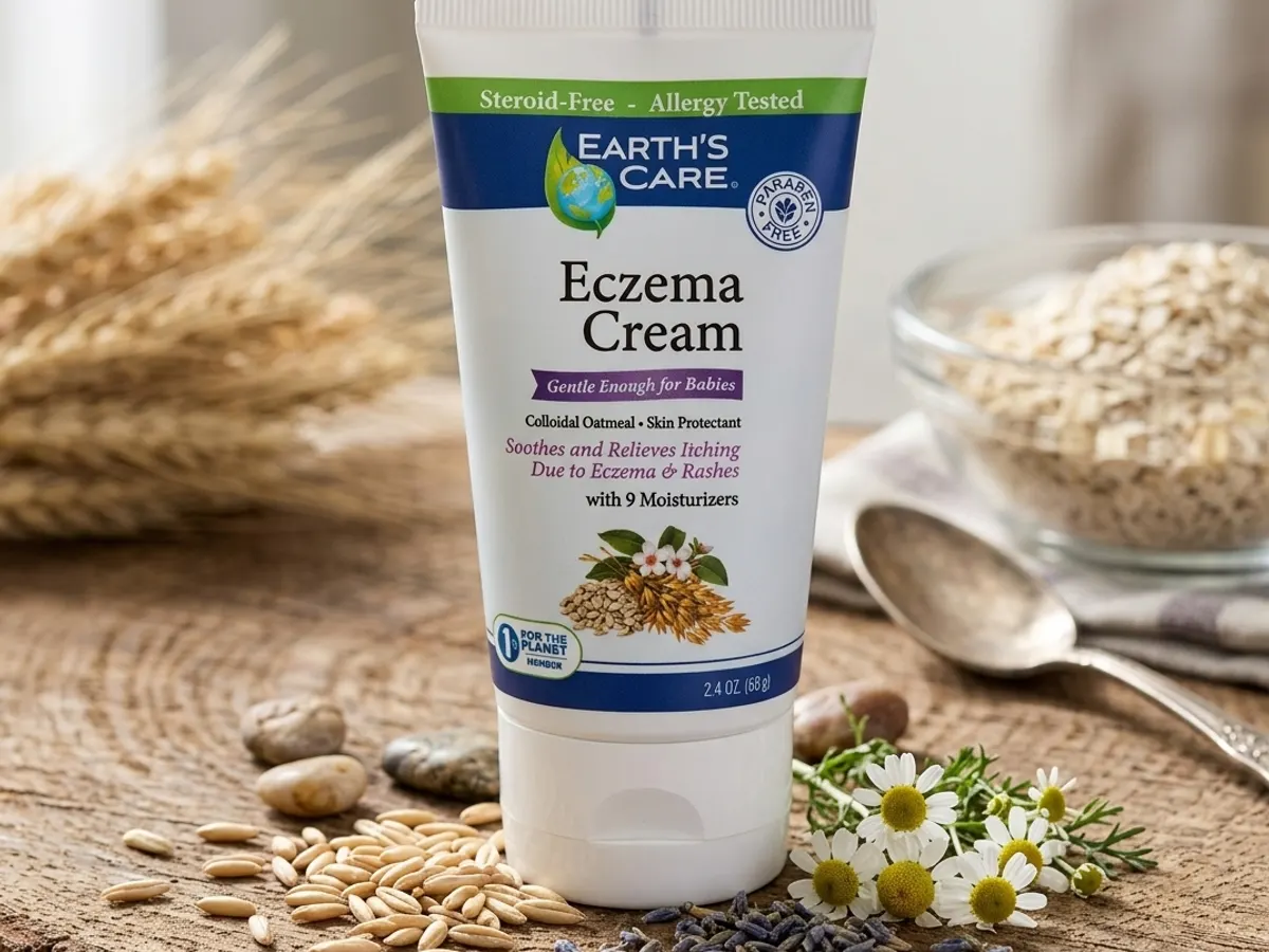 Say Goodbye to Itchy Skin – FREE Earth’s Care Eczema Cream Sample!