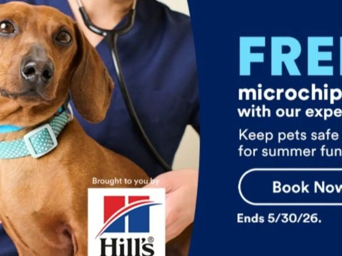 Keep Pets Safe: FREE Microchipping at Petco