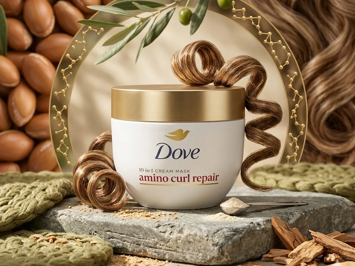 Score a FREE Dove Amino Curl Repair Hair Mask — free sample