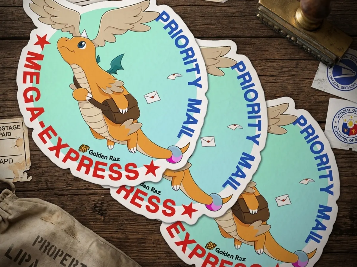 Claim Your FREE Mega Dragonite Vinyl Sticker