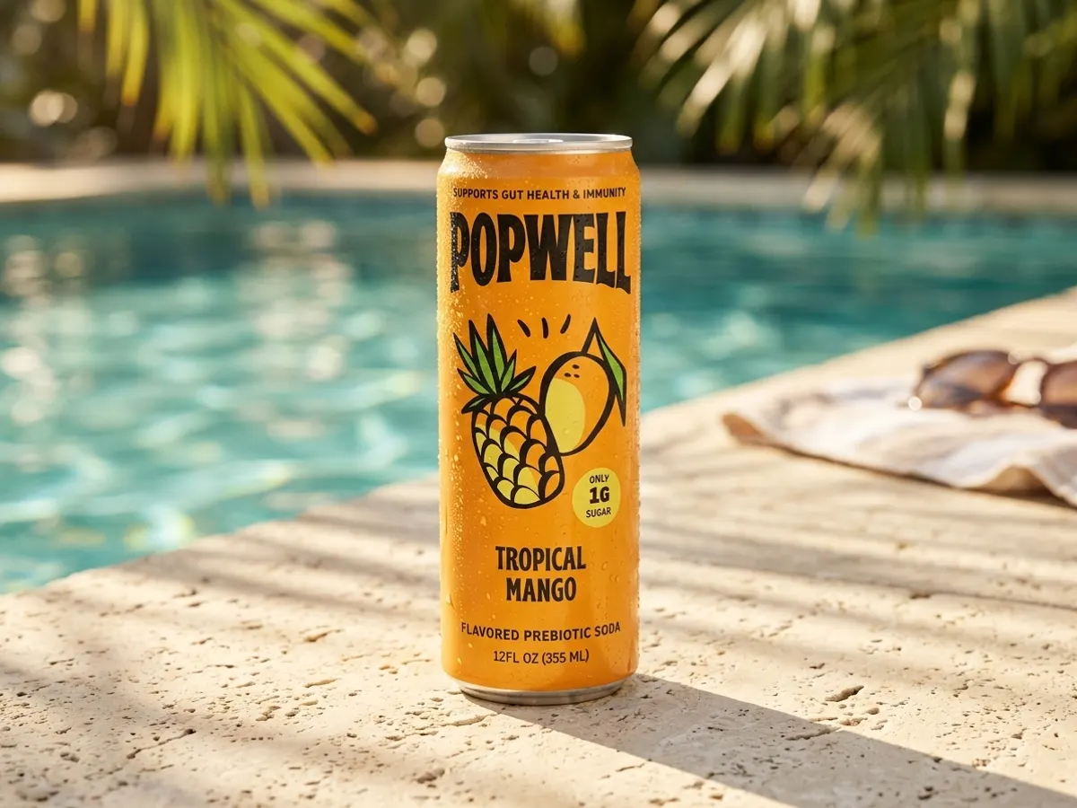 FREE Popwell Prebiotic Soda at Select Stores