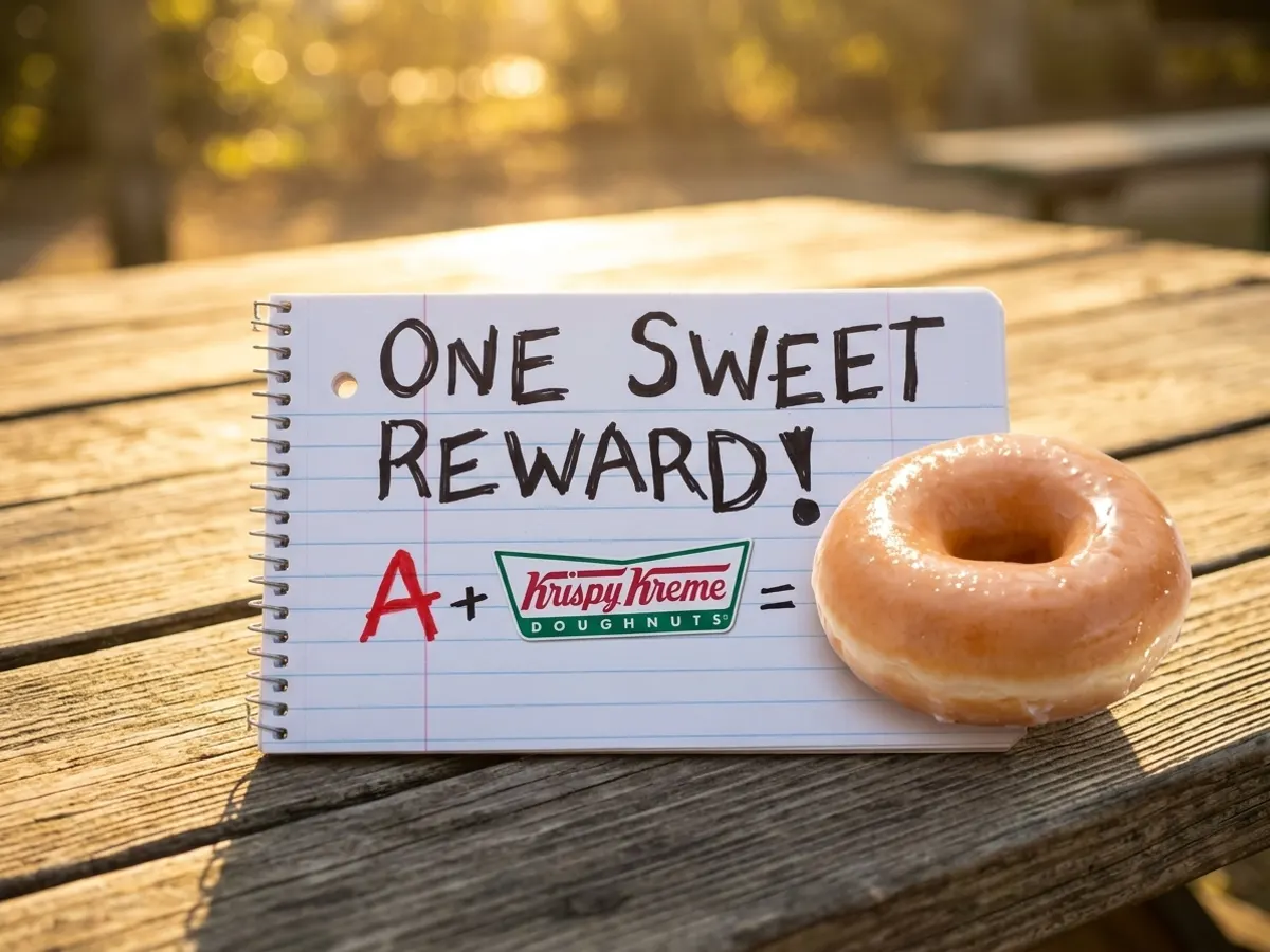 Krispy Kreme Donuts for A's on Report Cards