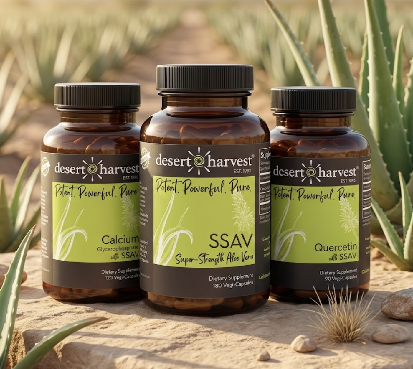 Try Desert Harvest Aloe Vera Capsules for FREE — free sample