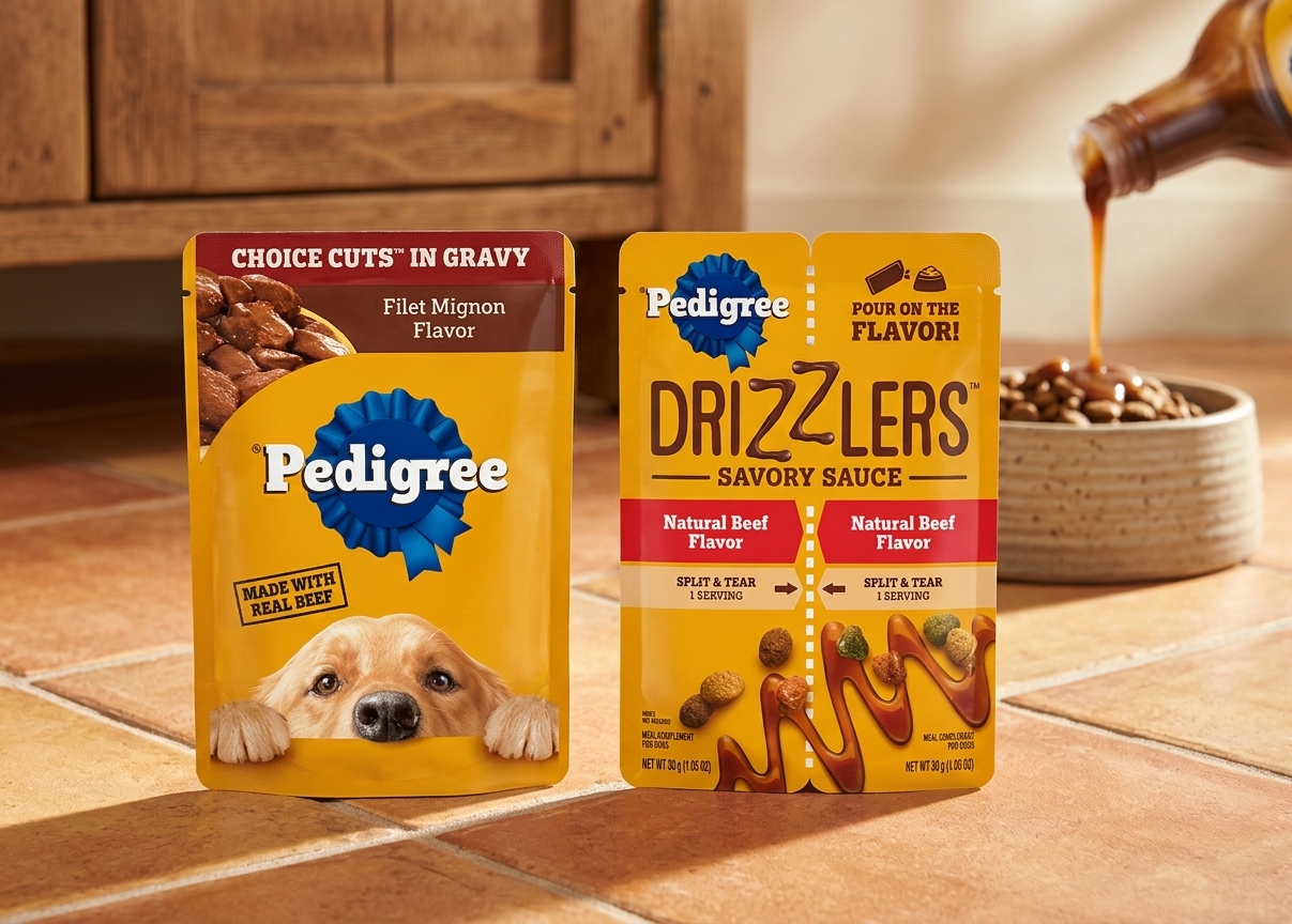 Discover Pedigree Pouches & Drizzlers with a FREE Sample — free sample