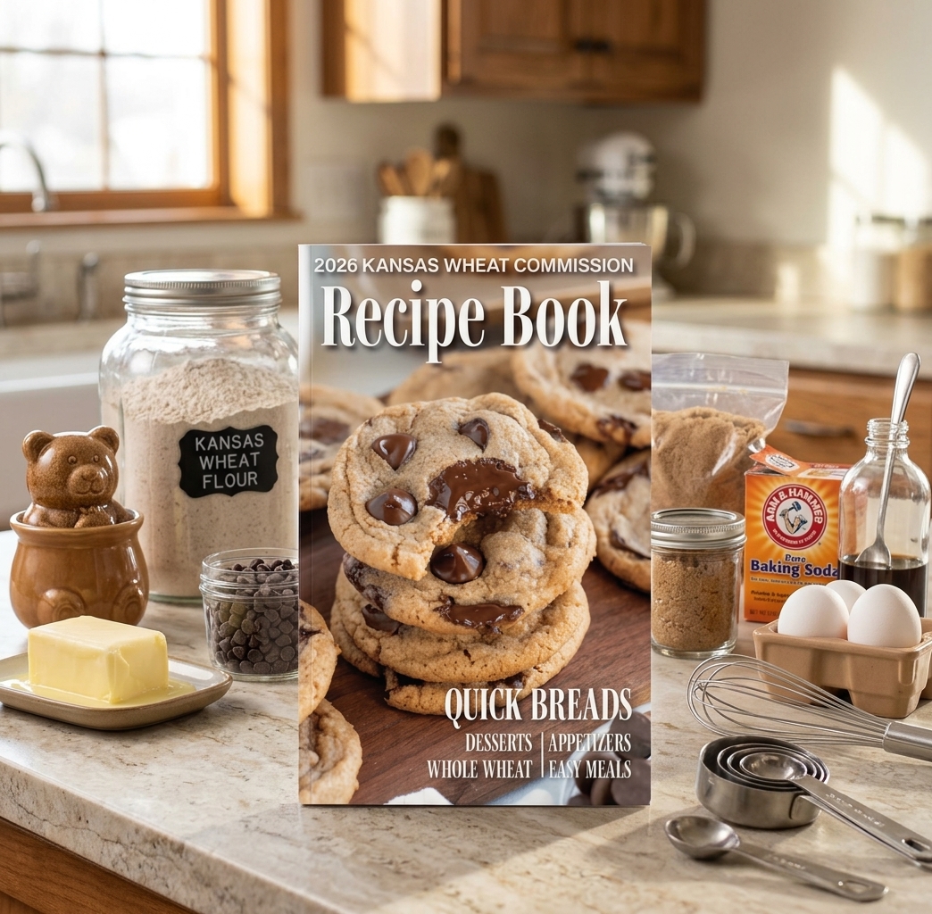 Grab a FREE 2026 Kansas Wheat Recipe Book with FREE Shipping — free sample: Get a FREE 2026 Kansas Wheat Recipe Book featuring a variety of tested recipes for home cooks and ba
