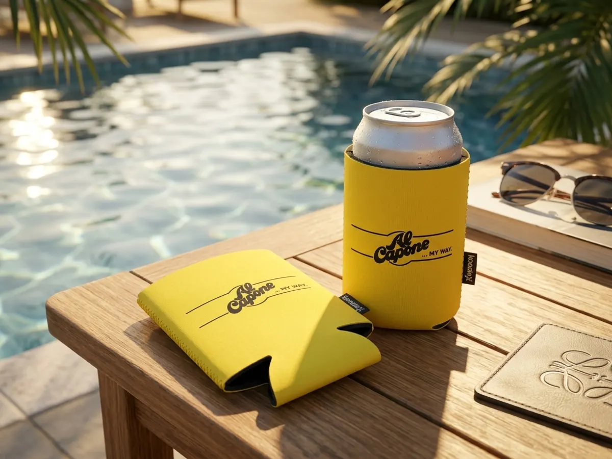 Al Capone Koozies for New Club Members — free sample