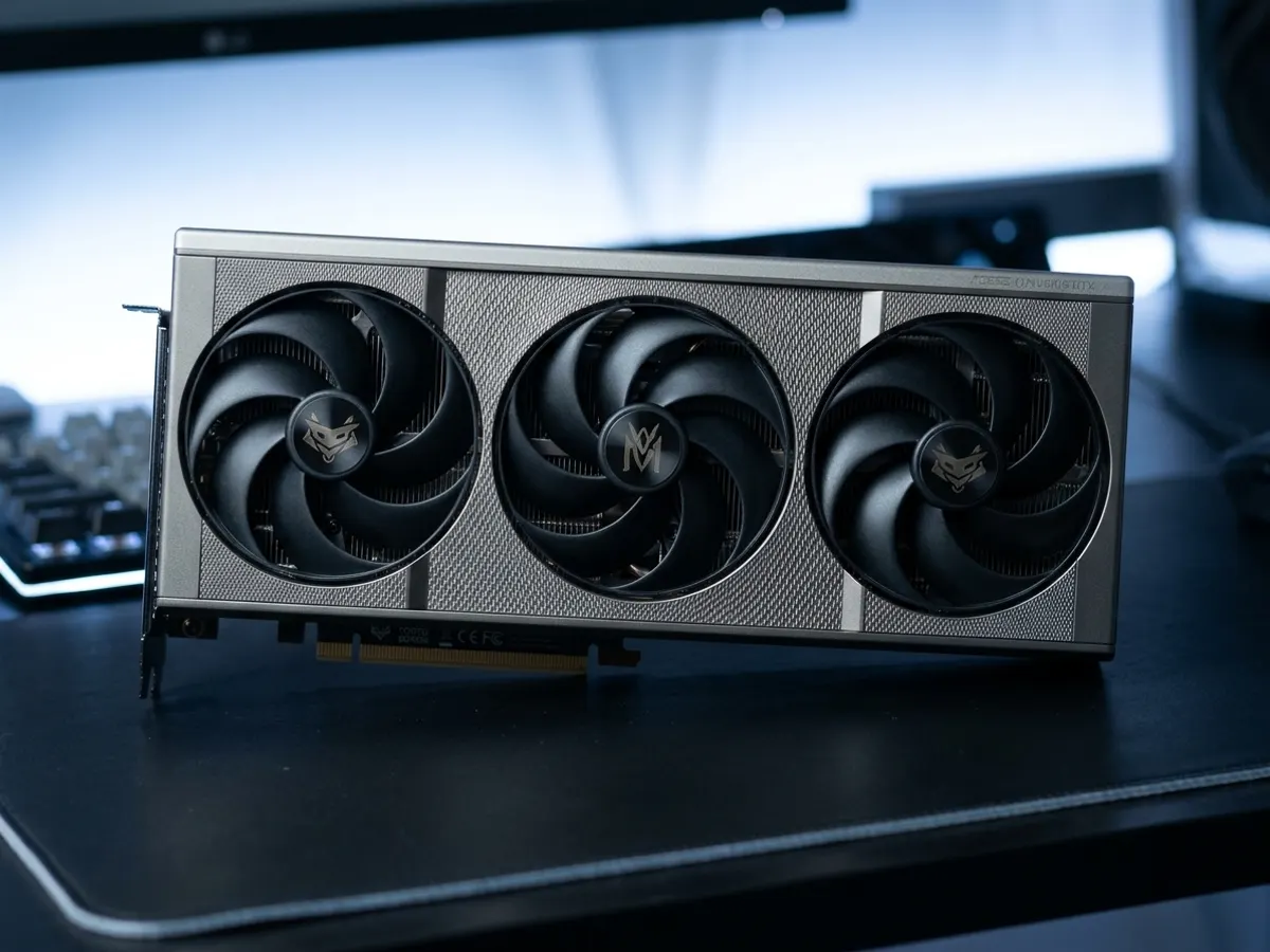 Win AMD Radeon RX 9070 XT Valor Mortis Graphics Card, free sample