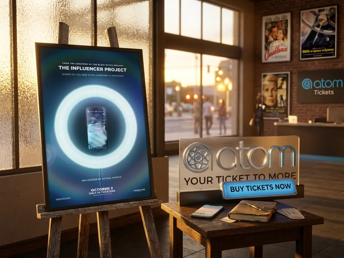 Two Free Movie Tickets The Influencer Project — free sample: Grab two free tickets to *The Influencer Project*, a thriller about an influencer whose Copenhagen t