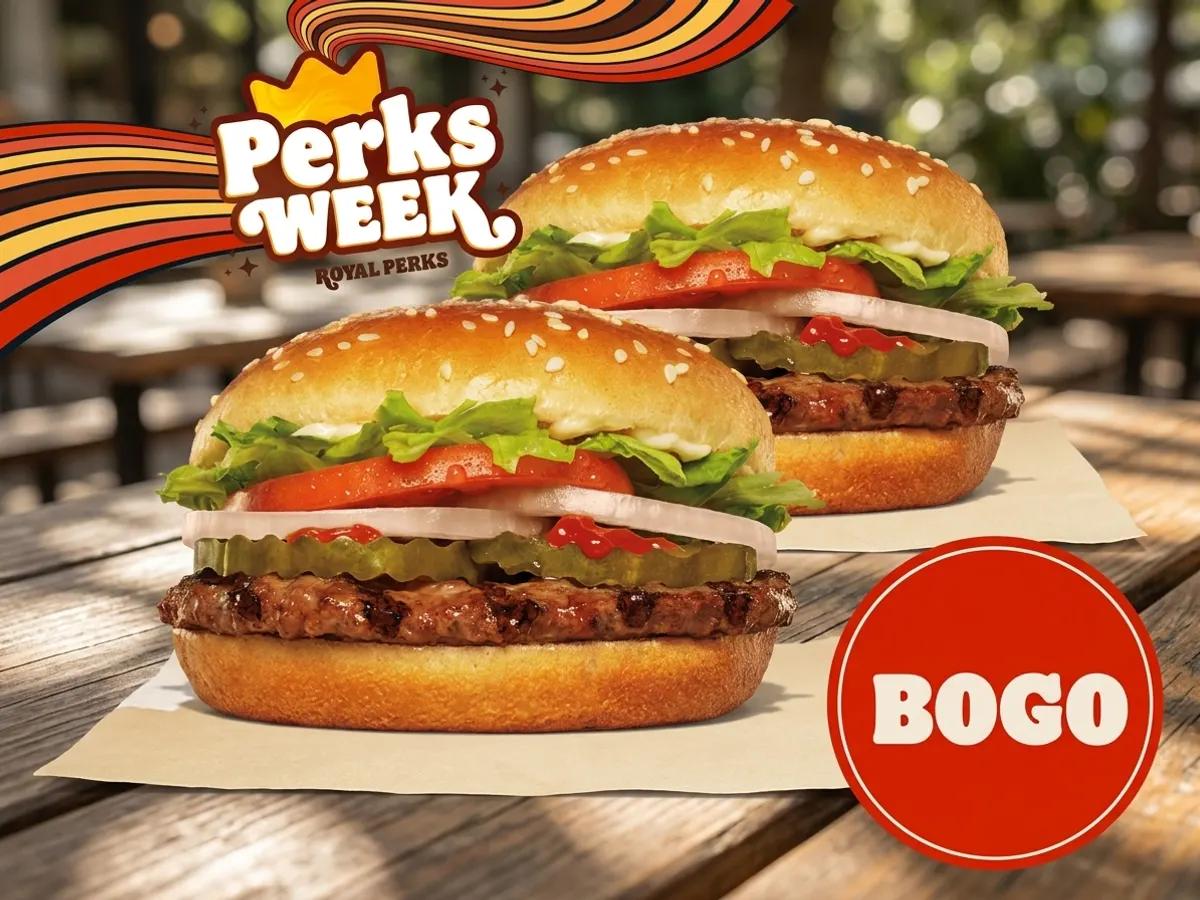 Burger King Free Burger Week (Royal Perks) — free sample: Burger King's celebrating National Cheeseburger Day with daily freebies Sept 14–20 for Royal Perks m