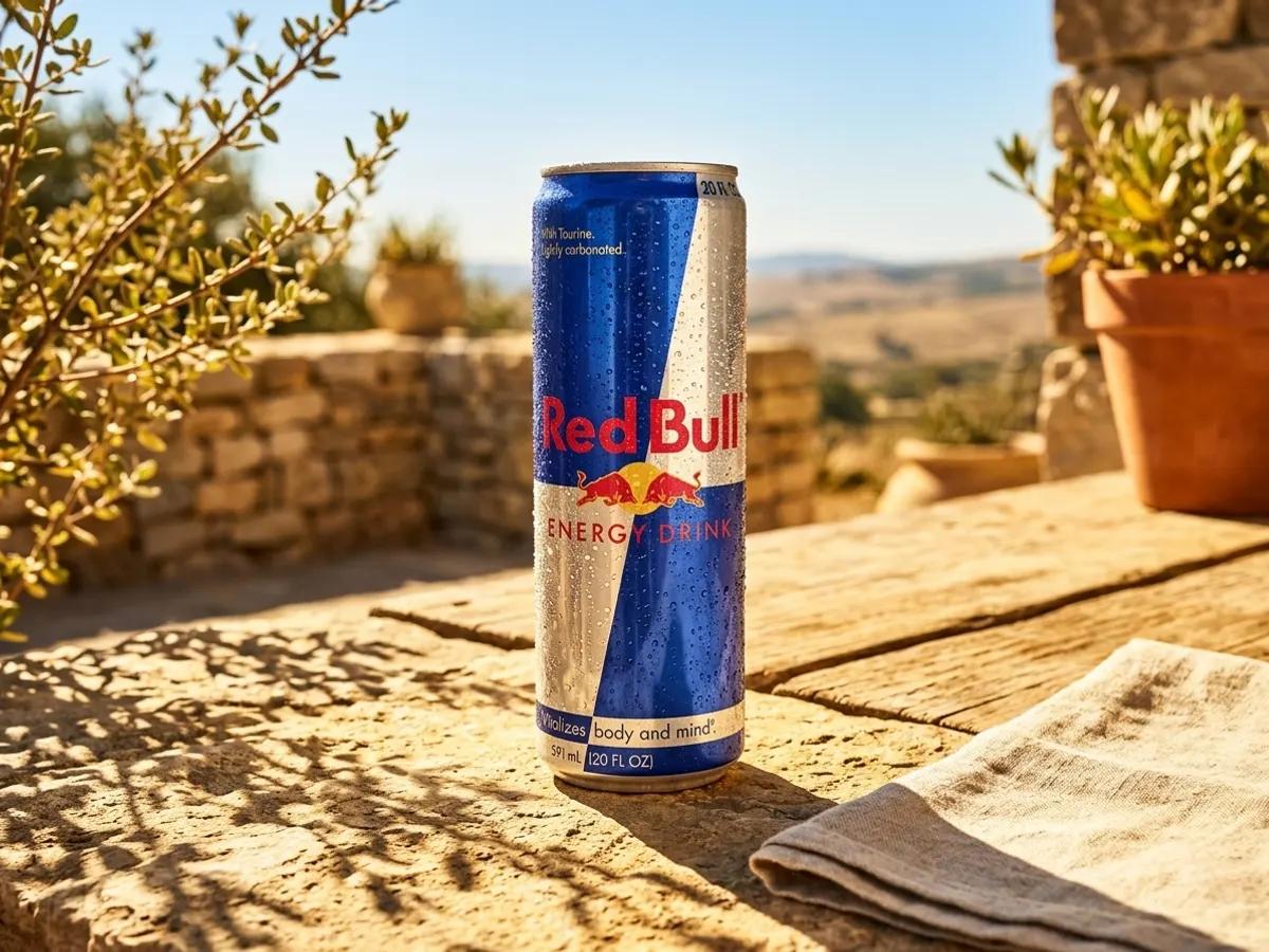 Can of Red Bull with FREE DoorDash Delivery — free sample