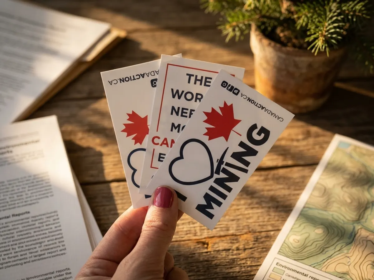 Canada Action Environmental Stickers, free sample