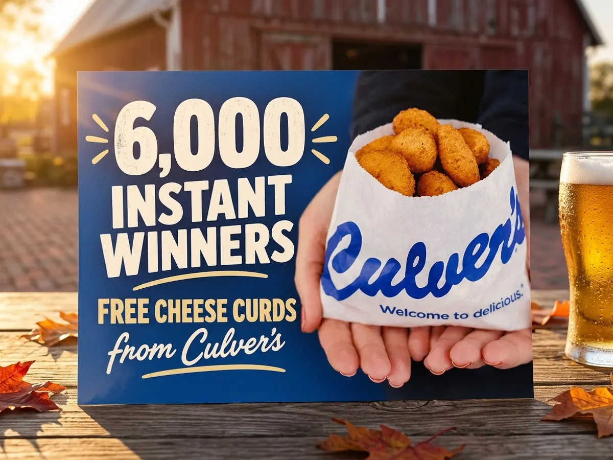 Win Culver's Trip or Free Cheese Curds, free sample