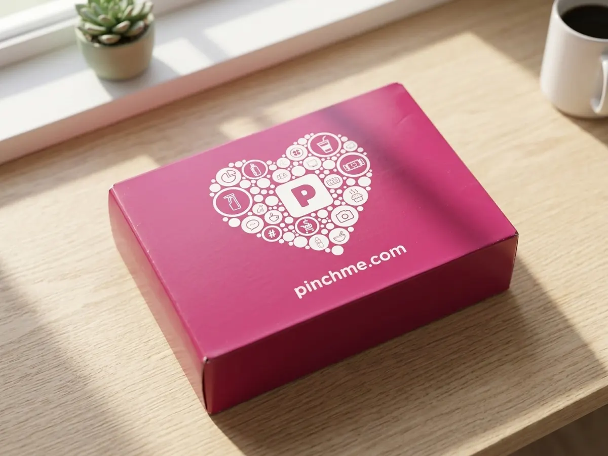 Deluxe Sample Box from PinchMe — free sample