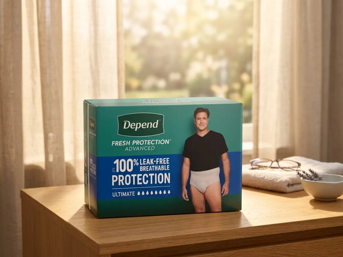 Depend Fresh Protection Advanced Sample Pack — free sample: Try Depend's new and improved leak-protection underwear risk-free. You'll get a full trial kit with 