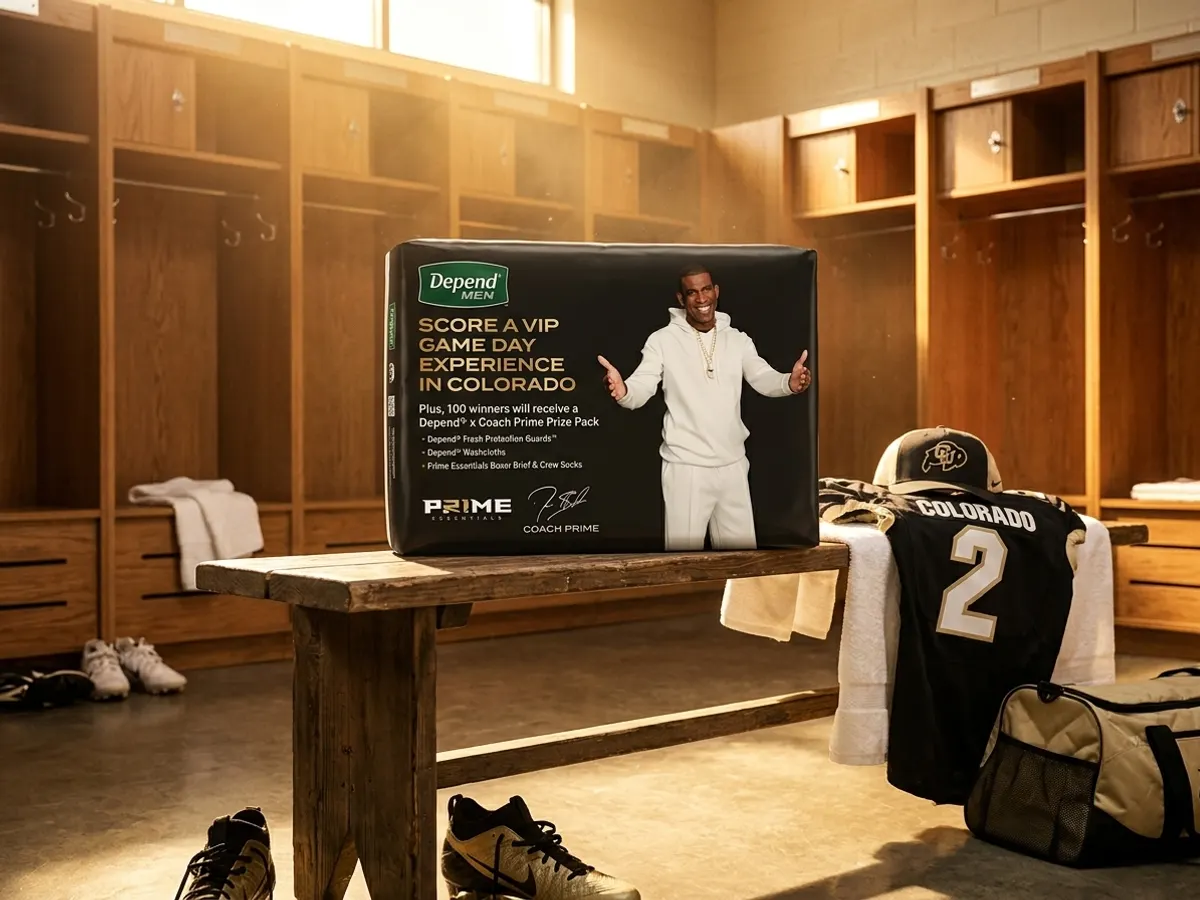 Win a College Football VIP Trip from Depend: free sample: Enter for a shot at a VIP game day experience in Colorado plus a Depend swag pack (guards, washcloth