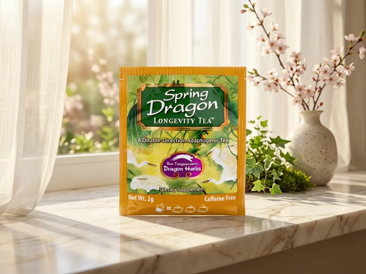 Spring Dragon Longevity Tea Sample Packet: free sample: Dragon Herbs is offering a free sample packet of their Spring Dragon Longevity Tea, no purchase requ