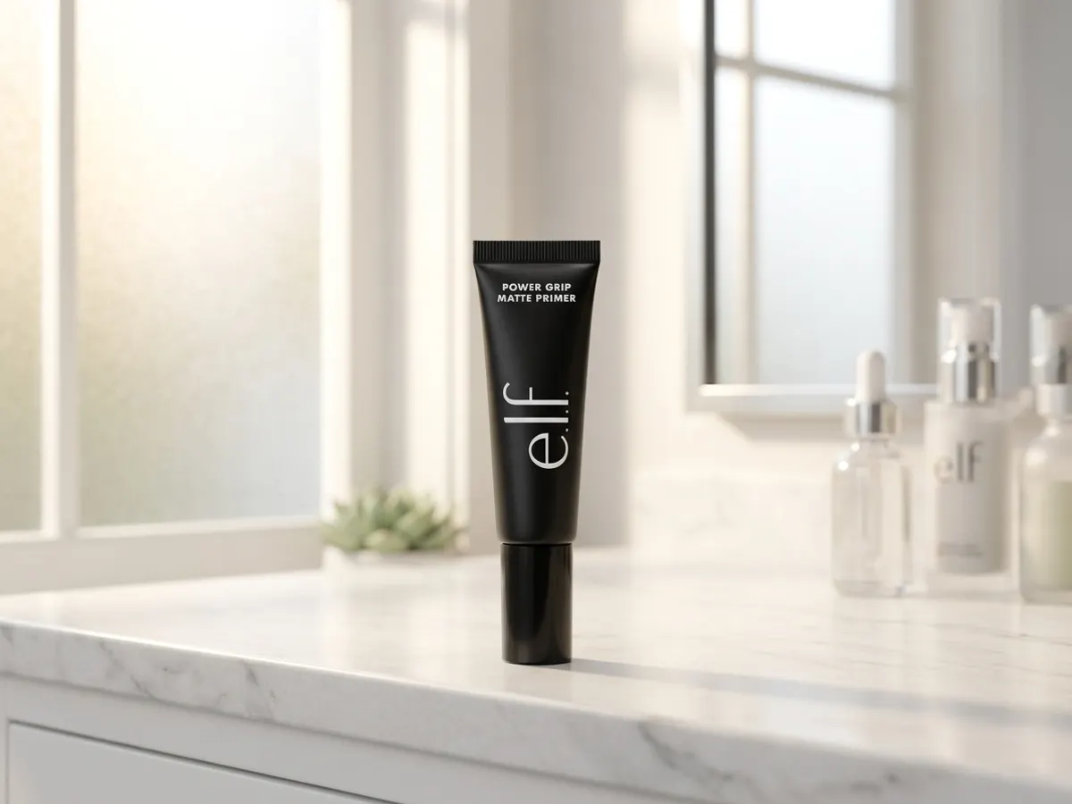 e.l.f Power Grip Matte Primer Sample: free sample: e.l.f's cult-favorite primer keeps makeup locked down all day with a matte finish. Grab a full-size