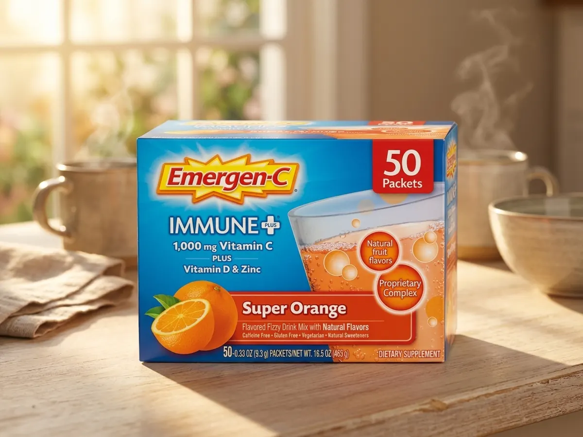Emergen-C Immune Support Drink Mix — free sample: Feeling a sniffle coming on from all those questionable free samples you've been "testing"? Grab a f