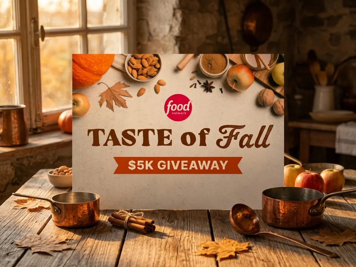 Win $5,000 in Food Network Taste of Fall: free sample: Food Network's running a sweepstakes where you can win five grand just by entering. Daily re-entries